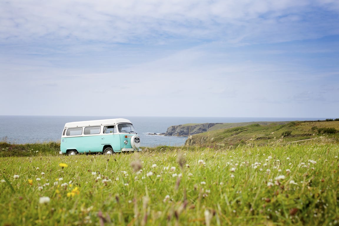 Van on a Travel Adventure